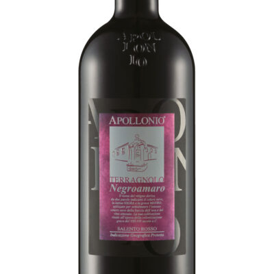 Вино Apollonio "Terragnolo" Negroamaro Salento IGP Rosso, красное сухое, 2018
