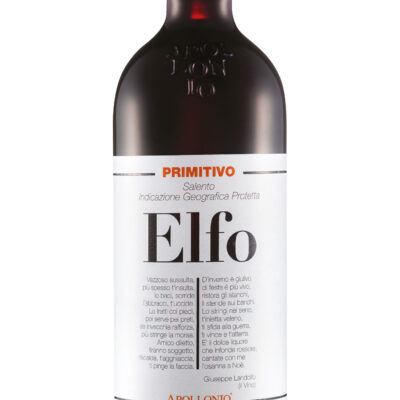 Вино Apollonio "Elfo" Primitivo Salento IGP Rosso, красное сухое, 2023